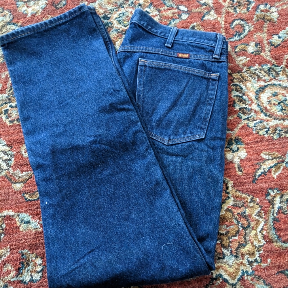 Men's Rustler Blue Jeans 38 X 34